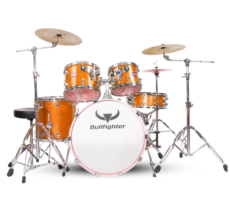 Bullfighter Wholesale custom  professional 5pcs PVC jazz drum set Musical Instrument