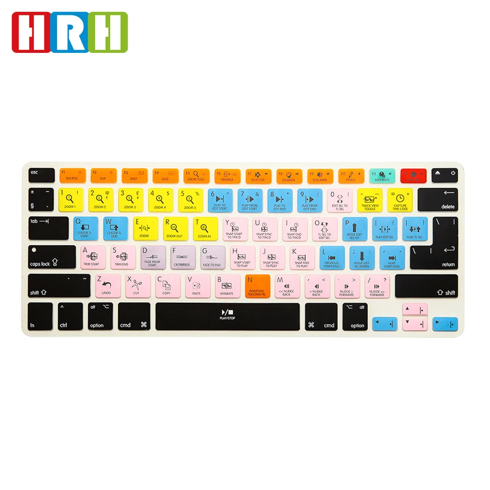 

For avid Pro Tools Hotkey Silicone Keyboard Shortcuts protection For macbook laptop Pro Cover 13 15 17 diy keyboard