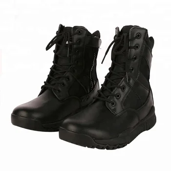 cheap black military boots