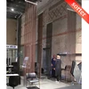 unique metallic coil mesh drapery curtain metal mesh screen fabric curtain