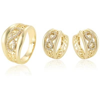 

64987 xuping Nickle and Lead free14K gold plated jewelry sets for women