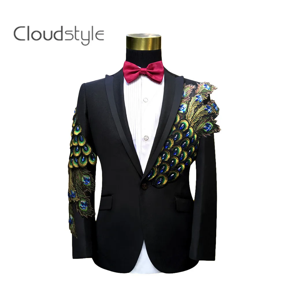 Compra Trajes de boda para hombres negro rojo online al