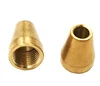 High quality round headI nternal thread torsion brass nut for connecting pipe
