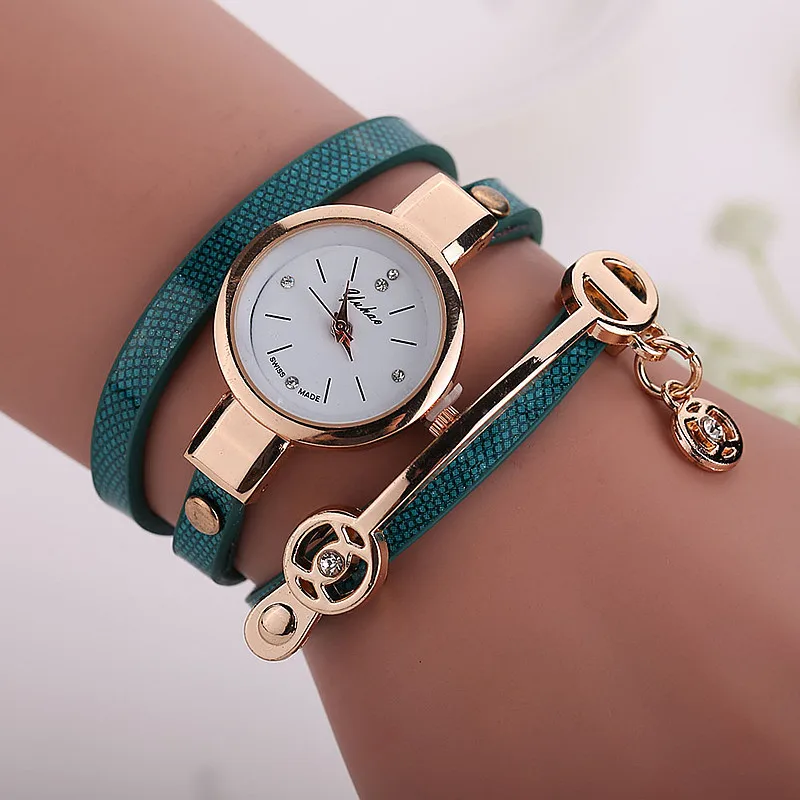 

Hot Sale 2019 Fashion Women Watches Brand Famous Wathch Casual Ladies Lattice Leather Wristwatches Band