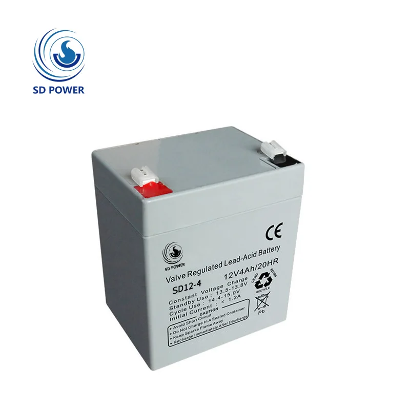 
Hot sale free maintenance ups solar deep cycle 12v 4ah rechargeable li-ion battery 