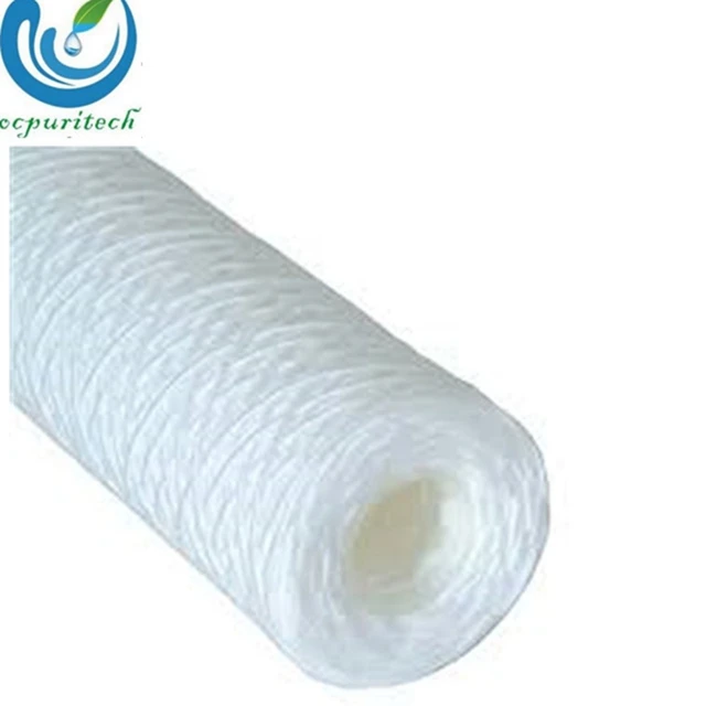 high quality string wound  nsf 10 inch 1 micron high flow pp water filter cartridge