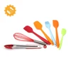 silicone christmas salad plastic baby spoon with PS handle baking supplies kitchen equipment