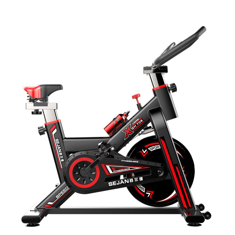 

Indoor Cycling exercise Bike Exercise fitness Bike Stationary Bicycle Cardio Fitness Cycle Trainer, Black+red, white+green