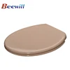 Beige color soft close BATHROOM toilet seat SANITARY WARE