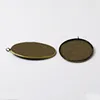 Beadsnice ID22945 2015 wholesale jewelry findings brass pendant fits 30x40mm oval hand rack plating sold by PC cabochon setting