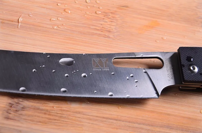 Folding Chef Knife G10 Handle 440a Stainless Steel Professional Pocket Camping Small Folding