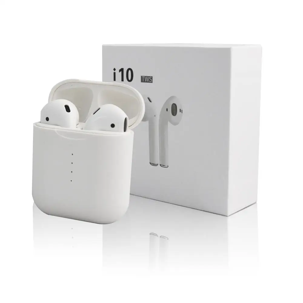 

factory wireless handsfree headset I10 TWS, White