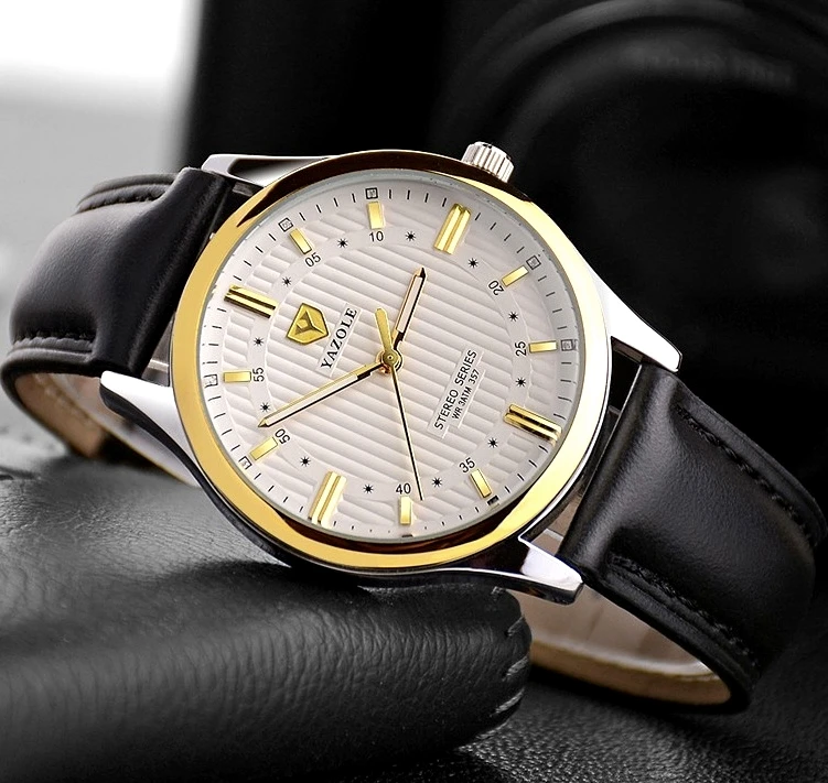 

357-Luxury Business Wristwatch Stereo Dial Design Men's Fashion Watch