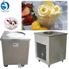 Low Price Single Pan Round Plate Fried Ice Cream Rolls Machine