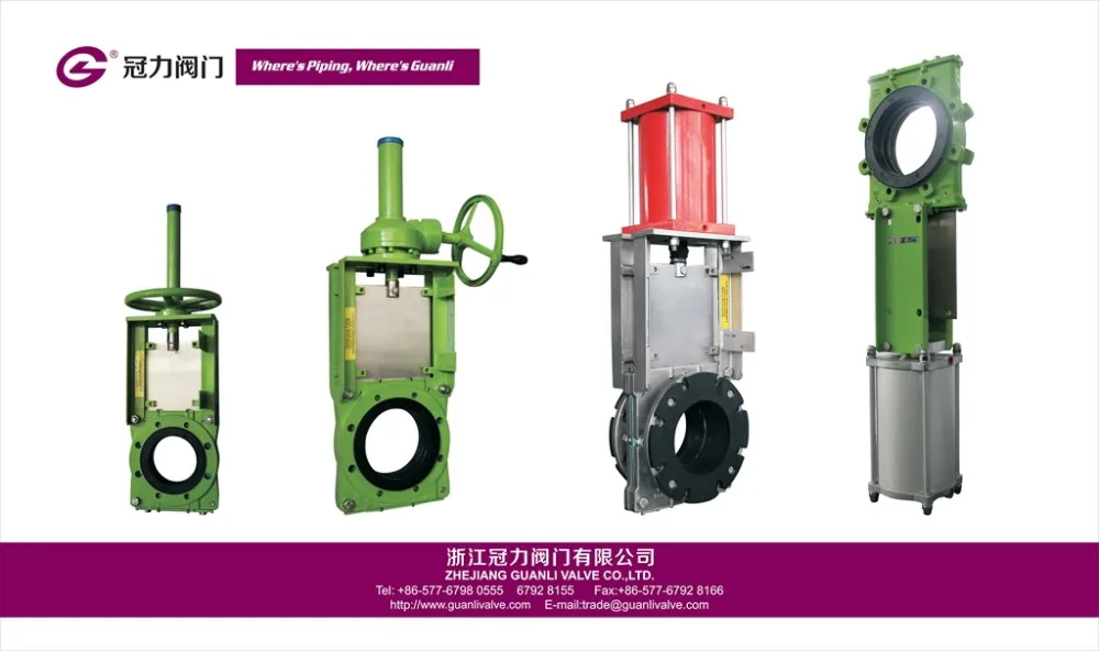 Heavy Duty Wafer Lug Style Slurry Knife Gate Valve12 Months Warranty