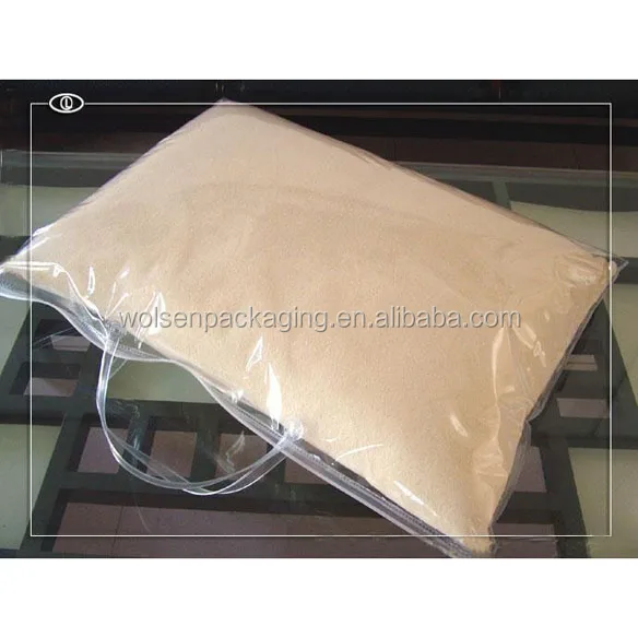 2018 Clear Pvc Bag/pvc Clear Plastic Pillow Bag /pvc Zipper Bag For