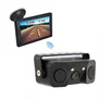 wireless Car video Reverse Backup Rear View Camera 3 in 1 parking sensor with 4.3 inch wireless car lcd monitor