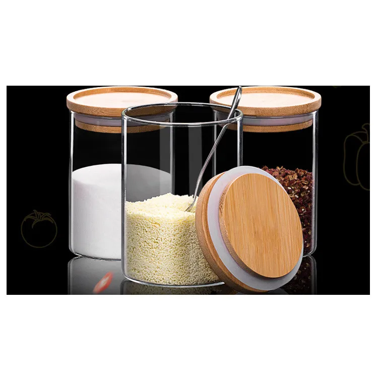 

Wholesale Simple glass jars bottles , glass jars bottles kitchen , storage bottles jars glass, Transparent color / clear color