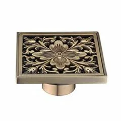 Fair-price 4 inch Australia brass floor drain with brass round cover