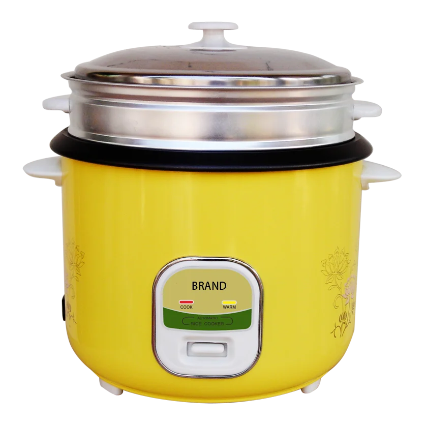 Small Capacity Yellow Color Straight Rice Cooker With Full Body - Buy ...
