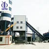 mobile self loading 120m3 belt conveyor mixing concrete batching plant