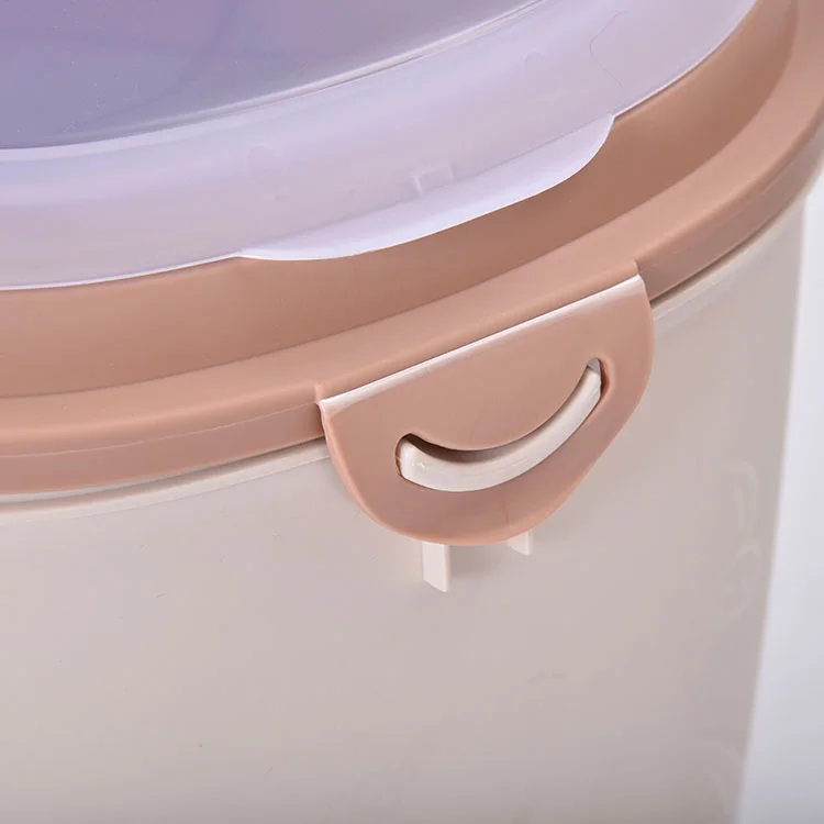 Healthy Material Rice Plastic Box Storage 5 Kgs Plastic Rice Bucket