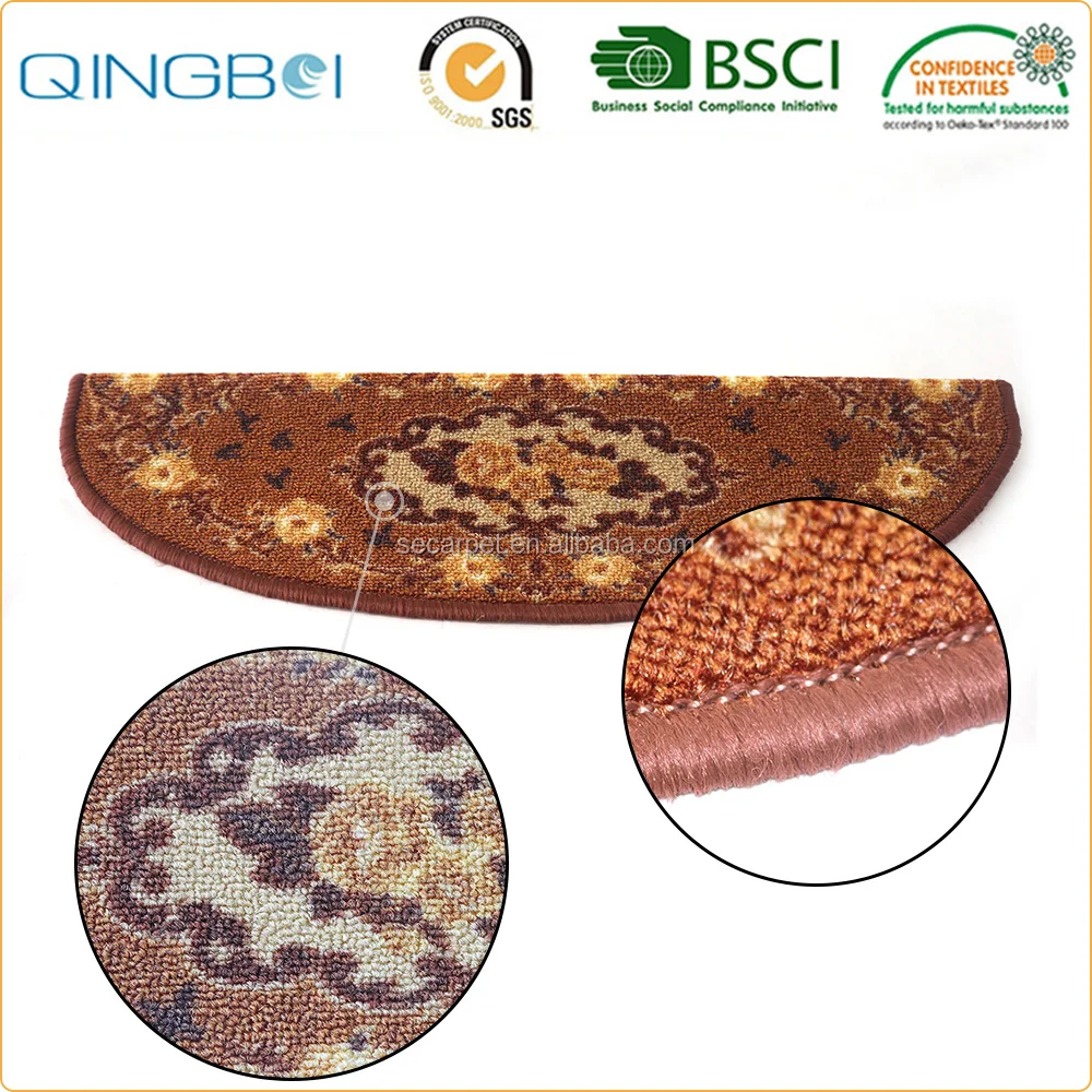 New Custom Design Non-slip Indoor Self-adhesive Stair Mat  of   New Self-adhesive Nylon Carpet Stair Tread Rugs of 1.jpg