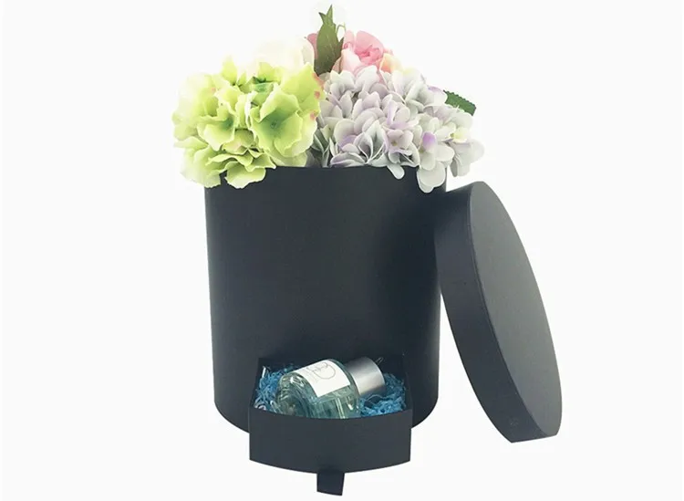 Manufacturer Wholesale High Quality Decorative Drawer Round Flower Box