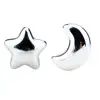 Moon and Star Shaped Stainless Steel Ice Cubes ,star and moon shaped Whisky Stones , Bar Beer Cooler Rocks