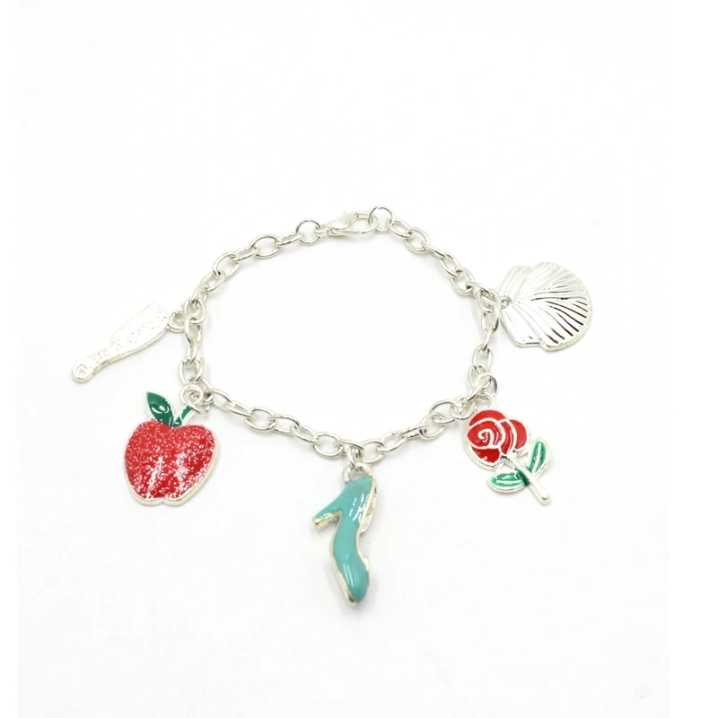 

Fashion Customized Cute Fairy Tale Charm Bracelet, Red and green