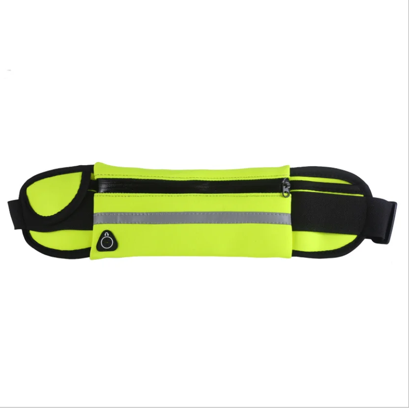 

Wholesale Adjustable elastic neoprene waterproof fitness colorful fanny pack belt running sports waist bag, Blue,red,pink,black,etc.