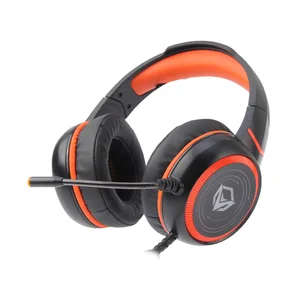 USB Wired Gaming Headphones LED Noise Cancelling