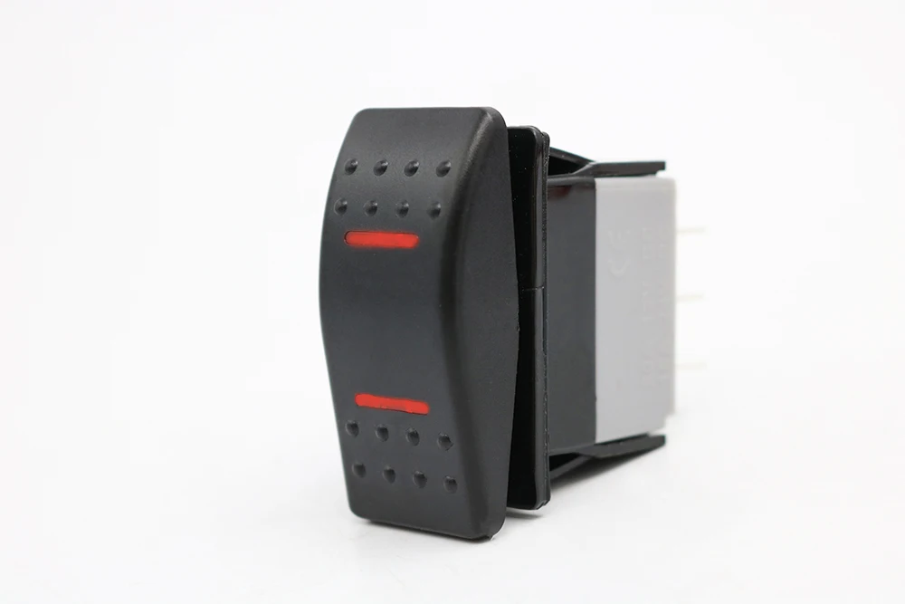 12 Volt 20a Dc & 24 Volt 10a Dc 5 Pin On-off Dual Led Light Rocker ...