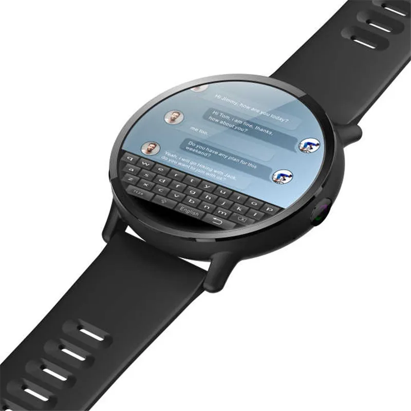 

2.03inch Touch Screen Anti Lost 8MP Camera Android 4G Smart Watch Phone, Black