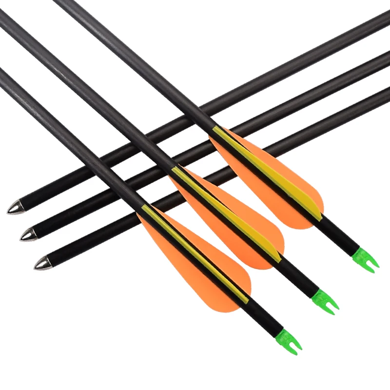 I.d. 6mm Recurve Bow Plastic Vane Archery Hunting Fiberglass Shaft