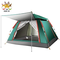 

Hot Sale 7.9 ft Easy Pop Up Instant Backpacking Automatic Hydraulic Sliver Anti-UV Coating Outdoor Camping Tent