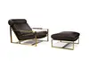 popular industrial modern lounge chairs with Elmo Leather for sale 2017