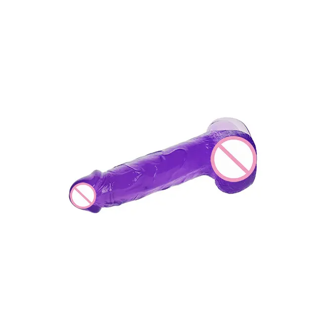 
Amazon Hot sex toy Selling Real Skin Feeling TPE Big Dildo for Women Penis 