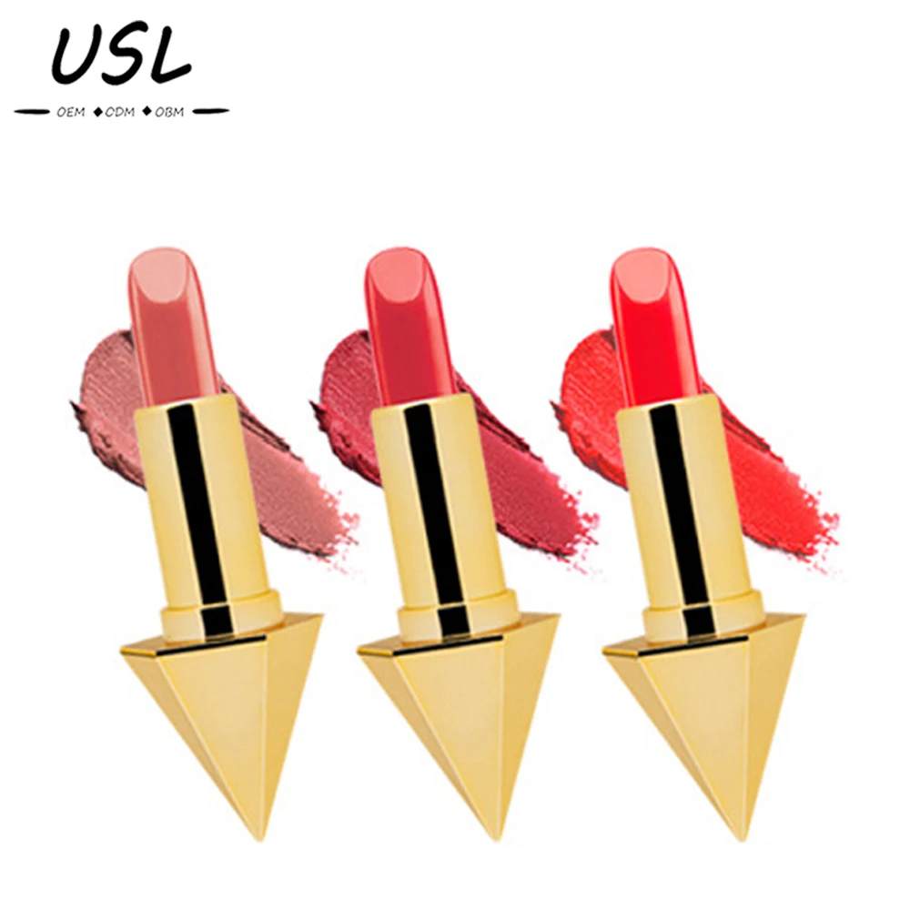 

novo cosmetic!makeup brands Diamond Lipstick tube Non-stick Cup waterproof diamante Lipstick, Multi-colored