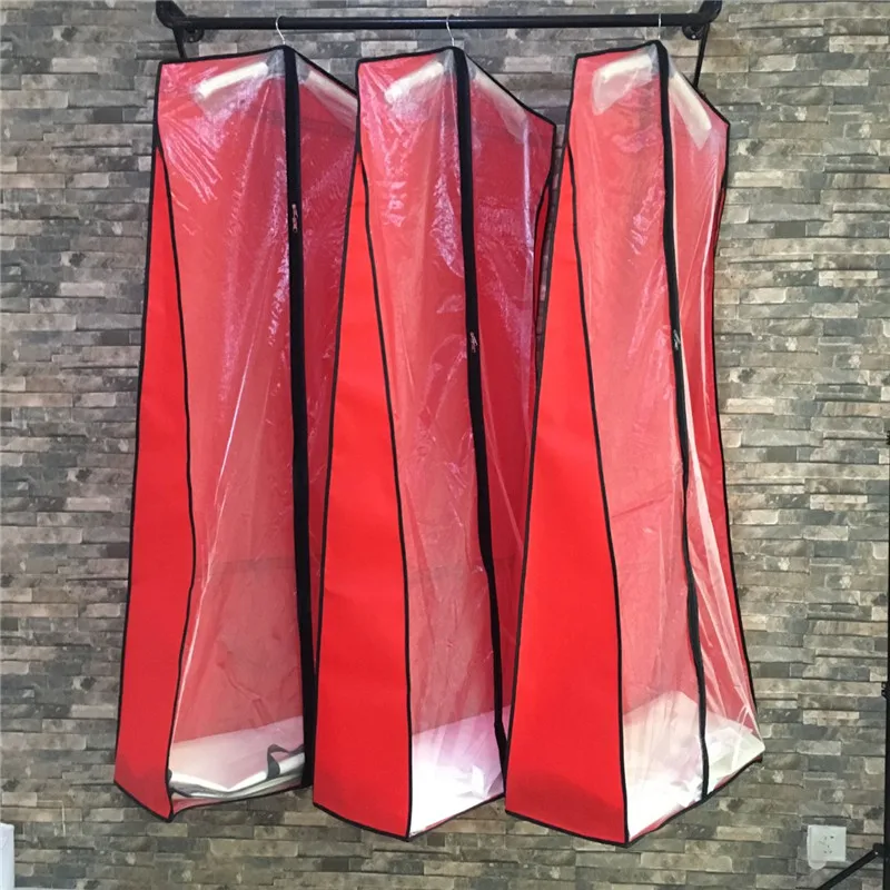 Custom Breathable Plastic Clear Fancy Garment Bag,Frosted Travel Duffl