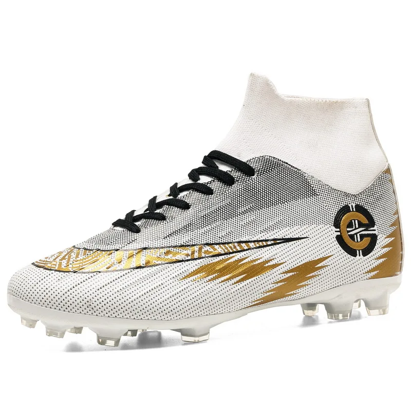 

Whosale high quality fashion custom football shoes soccer sport shoes for boys with spikes