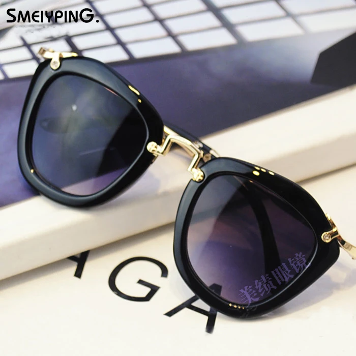 kids sunglasses Fashion Gold Metal leg UV400 2016 Classic designer childred oculos de sol N541