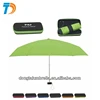 China Custom 5 Folding Bright Color Pocket Rain Umbrella With EVA Case