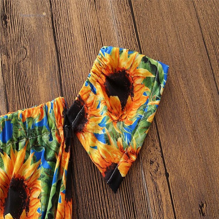sunflowers kids clothing set