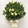 Wholesale Topiary Artificial Faux Mini Rose Ball Topiary Plant For Garden Greenery Decorative