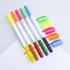Promotional Assorted Fluorescent Colors Solid Highlighter Stick Set, Crayon Highlighter Pens For Kids and Adults Marking