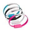 Hot selling bracelet cable micro usb cable for iphone charger type c usb cable