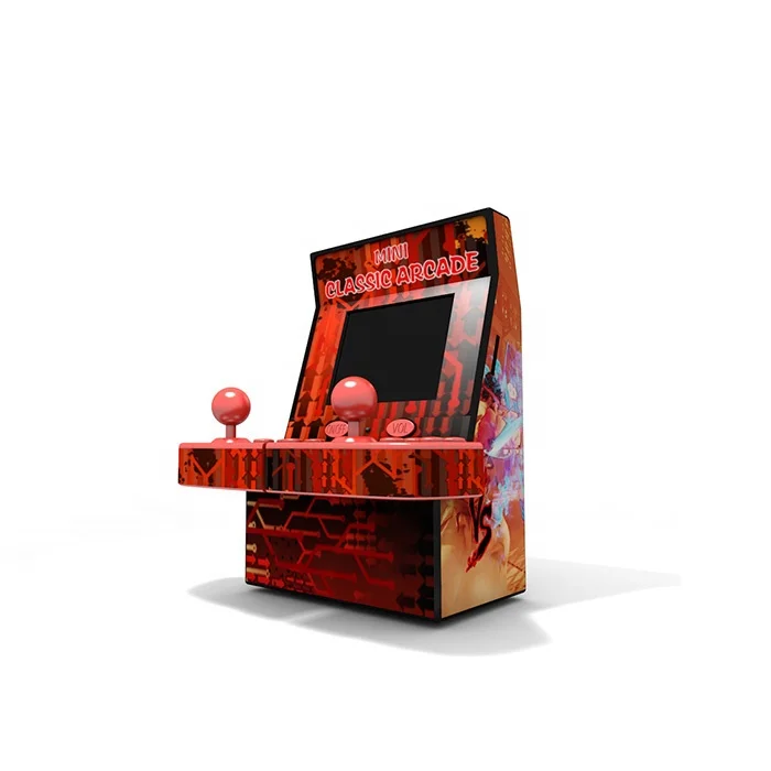 

2019 wholesale portable mini arcade game machine cabinet CT881, Red