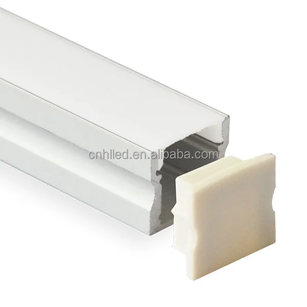 De calidad superior y empotrada lineal brida llevó perfil de ... Molduras de aluminio para muebles