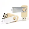 Swivel Clip pendrives 32GB Wooden USB 2.0 Flash Drives with Custom Logo engraved 4GB 8GB 16GB